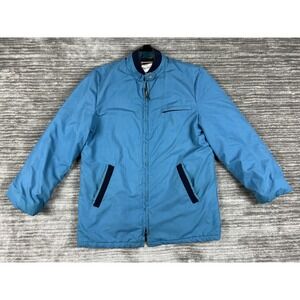 Vintage Northern Aire Jacket Adult 40 Blue Full Zip Made In Usa Thinsulate